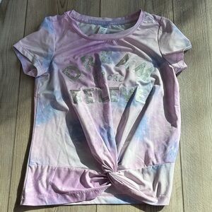 90 Degree By Reflex Kids Tie-Dye Tee - Purple and Blue